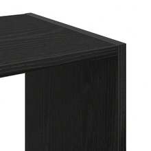 Estantería vidaXL Roble negro 68,5 x 32 x 68,5 cm Material a base de madera - Negro - Ver 8