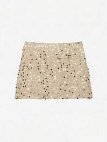 YROOE 时尚女士新款百搭半身裙，适合街头风、性感派对、优雅场合 - 浅卡其色 春季 - 淺卡其 - 查看 2