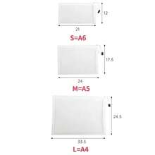 Bolsa de almacenamiento de malla con cremallera para niños, juguete de bloques de construcción, rompecabezas, subpaquete, cremallera de partículas, acabado transparente, 1/3/6 Uds. - el 1pc - Ver 10