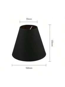 1/3 piezas Pantalla de lámpara mini, Pantalla de lámpara, Pantalla de luz 1/2/3/4 Mini, 3.54" Parte superior X 5.12" Parte inferior X 5.51" Alto, Pantalla de lámpara de clip, Apta para lámpara colgante, lámpara de pared, vela, araña, lámpara de mesa pequeña, para fuentes de luz de bombilla puntiaguda, solución de iluminación elegante y natural para el hogar, decoración del hogar, regalo para familiares y amigos, regalos de cumpleaños y graduación - Multicolor - Ver 14