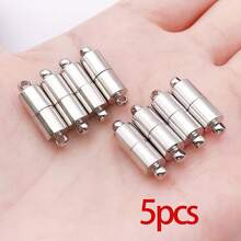 5 Stücke magnetische Halsketten- und Armband-Verschlüsse, magnetische Trennverschlüsse zum Umwandeln für Armband, Halskette, DIY Schmuckherstellung, Hochzeitsaccessoires - Verschiedenfarbig - Übersicht 11