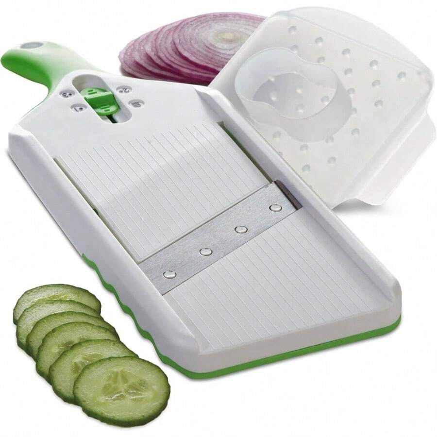 Prepworks por Progressive Adjust - A - Slice Mandolina, Slice Mandoline, Verde, A, 1 - Verde - Ver 1