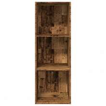 Estante vidaXL, com aparência de madeira reciclada, 40x30x114 cm, material à base de madeira. - Castanho - Ver 4