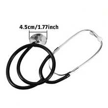 1pc Adjustable Durable Stethoscope Prop, Doctor Role Play , Birthday/Halloween/Christmas Gift, Family Game Accessory - Multicolor - View 6