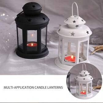 Vintage Metal Hanging Candle Lanterns,Tealight Holder,Candlestick For Wedding,Home,Birthday Parties Gift