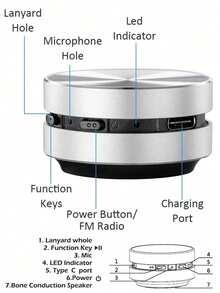 BOSSNEY Speaker - Black - View 10