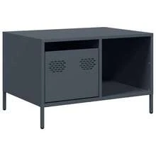 Tavolino vidaXL Antracite 68,5x50x43,5 cm Acciaio laminato a freddo - Grigio - Visualizzare 3