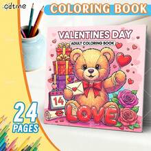 GDTME Adult Coloring Books With Funny Patterns, Cute Drawing Books, Perfect Gifts For Valentine's Day, Christmas Party, Halloween And Birthday - Sweet Scene Coloring, Stress Relief: Suitable For Friends Who Enjoy Coloring And Back To School Season (Cozy Space Coloring) - 7.9*7.9 Inches - View 12