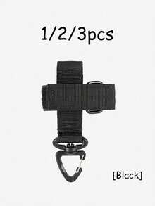 1/2/3PCS Multi-Purpose Glove Hook Mountaineering Buckle, Outdoor Keychain, Tactical Gear Clip Keeper Pouch Belt Keychain Gloves Rope Holder Hook Camping - Multicolor - View 9