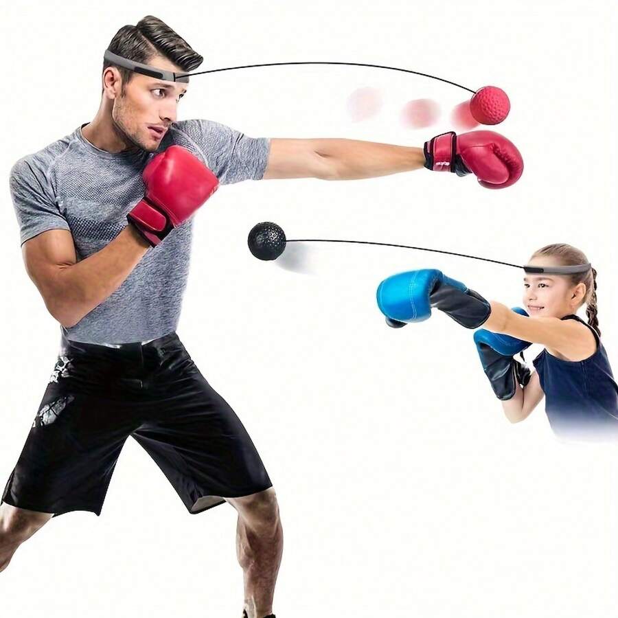 1pc Boxing Reaction Ball,Boxing Speed Ball,Home Head-Mounted Boxing Strength Training Ball,Suitable For Beginners
