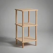 MOBLEKIT | Wooden, Metal, And Bamboo Auxiliary Shelves With Screwless Assembly, Multipurpose Furniture With Different Levels For Storage, Books, Shoes, And Home Decor - FREE Shipping ✅ 24/48h Delivery To Mainland Spain - Wood - 3 Levels 30x30x63.5 cm - View 6
