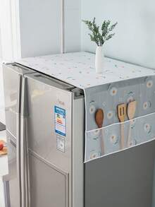 1pc Dust Cover, Microwave Cover, Refrigerator Dust Cover, Universal Oven Cover, Nordic Style Anti-Oil, Refrigerator And Washing Machine Cloth Cover Towel,Women's Day,Travel Essentials,Wedding Favours,Y2k,Bedroom,Car Accessories Women,Kitchen Decor,Wedding,Y2k,Party - Multicolor - View 9