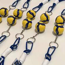 Volleyball Keychain Creative Backpack Exquisite Pendant Souvenir - Multicolor - View 10