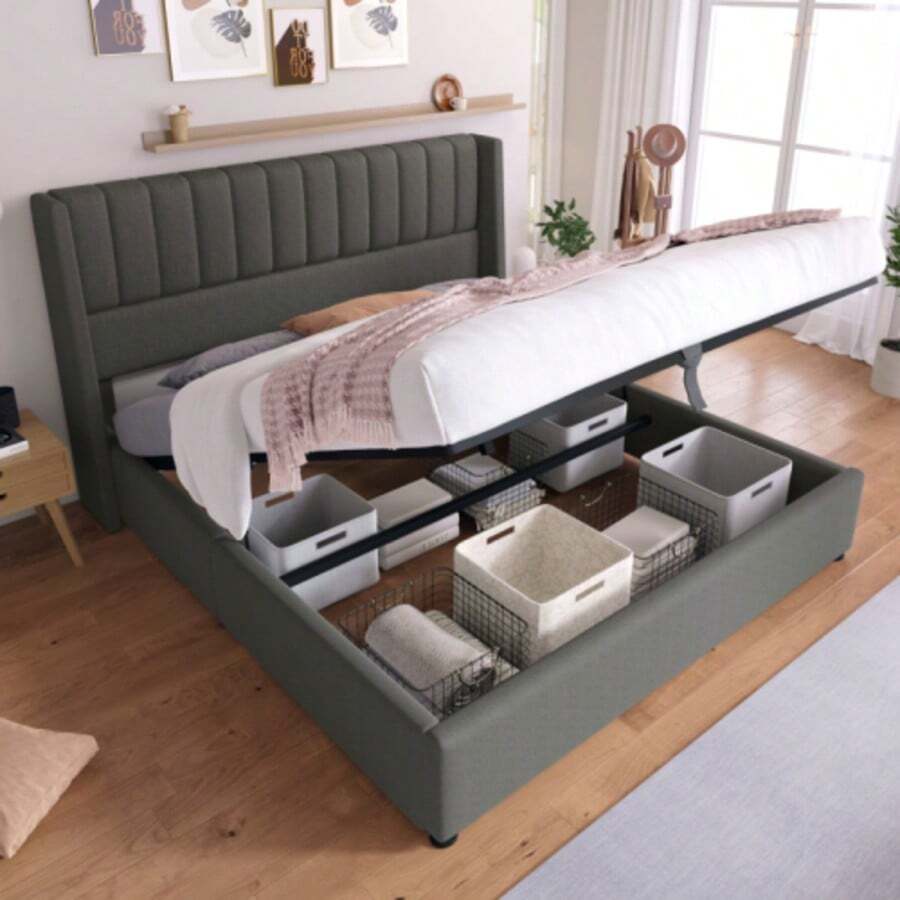 Bed Frames - Grey - View 1