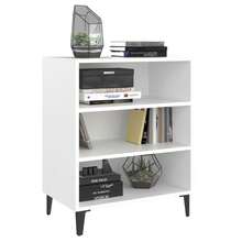Credenza vidaXL bianca 57x35x70 cm Materiale a base di legno - Bianco - Visualizzare 1
