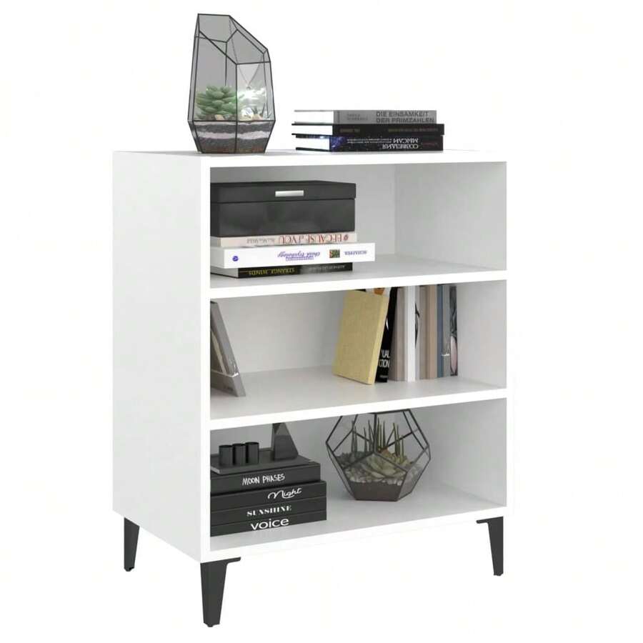 Credenza vidaXL bianca 57x35x70 cm Materiale a base di legno - Bianco - Visualizzare 1
