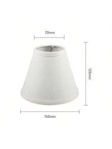 1/3 piezas Pantalla de lámpara mini, Pantalla de lámpara, Pantalla de luz 1/2/3/4 Mini, 3.54" Parte superior X 5.12" Parte inferior X 5.51" Alto, Pantalla de lámpara de clip, Apta para lámpara colgante, lámpara de pared, vela, araña, lámpara de mesa pequeña, para fuentes de luz de bombilla puntiaguda, solución de iluminación elegante y natural para el hogar, decoración del hogar, regalo para familiares y amigos, regalos de cumpleaños y graduación - Multicolor - Ver 12