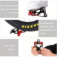 Colorful Gradient Bicycle Water Bottle Cage - Universal Bike Cup Holder, Suitable For Mountain Bikes And Road Bikes, Outdoor Cycling Gear. Super Light, With Road Bike And Mountain Bike Installation Base, No Screw Frame, Can Firmly Install Water Bottle Cage. Durable And Aging Resistant. - Multicolor - View 5