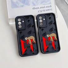 Funda de teléfono Natanaels Cano es compatible con para Samsung para Galaxy A26 A36 A55 A35 A06 A16 A05 A14 A24 A34 A54 A15 A05S A25 A23 A33 A53 A73 A13 4G 5G, con un respaldo suave de TPU para caídas. - Negro - Ver 3