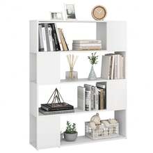 étagère de séparation vidaXL blanche 100x24x124 cm - Blanc - Voir 1