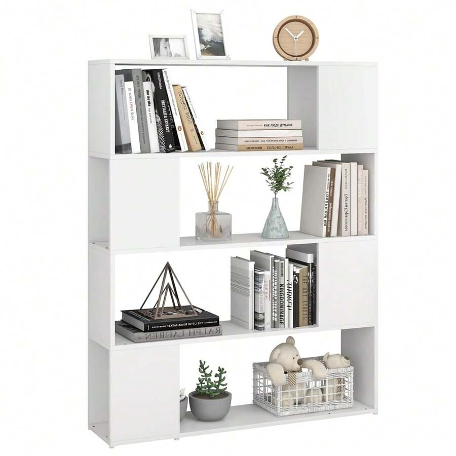 étagère de séparation vidaXL blanche 100x24x124 cm - Blanc - Voir 1