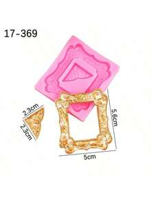 4pcs Silicone Photo Frame Chocolate Molds, Baroque Style Air-Dry Clay Molds, Fondant Photo Frame Molds, Suitable For Crafts, Baking, Cupcake Decorations, Cake Decorations, Chocolate Candies, Etc. - Multicolor - View 11