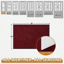 Door Mat 20 X 32 Inch Rubber Backing Non Slip Low-Profile Super Absorbent Door Mat Cotton Shoe Scraper Dirt Trapper Pet Mat For Front Door - 51x81cmRectangular - View 3