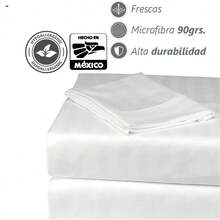 AMOROSA Sheet Sets With Pillowcases - White - View 3