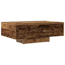 Tavolino vidaXL, effetto legno di recupero, 85x55x31 cm, legno composito - Castano - Visualizzare 6