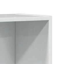 Bibliothèque vidaXL Blanc brillant 60 x 24 x 143 cm Matériau à base de bois - Blanc - Voir 7