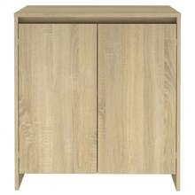 Aparador vidaXL Sonoma Oak 70x41x75 cm Material à base de madeira - Bege - Ver 6