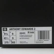 Adidas Anthony Edwards Men/Women Basketball Shoes Low-Top JQ9493 - Black and White - View 7