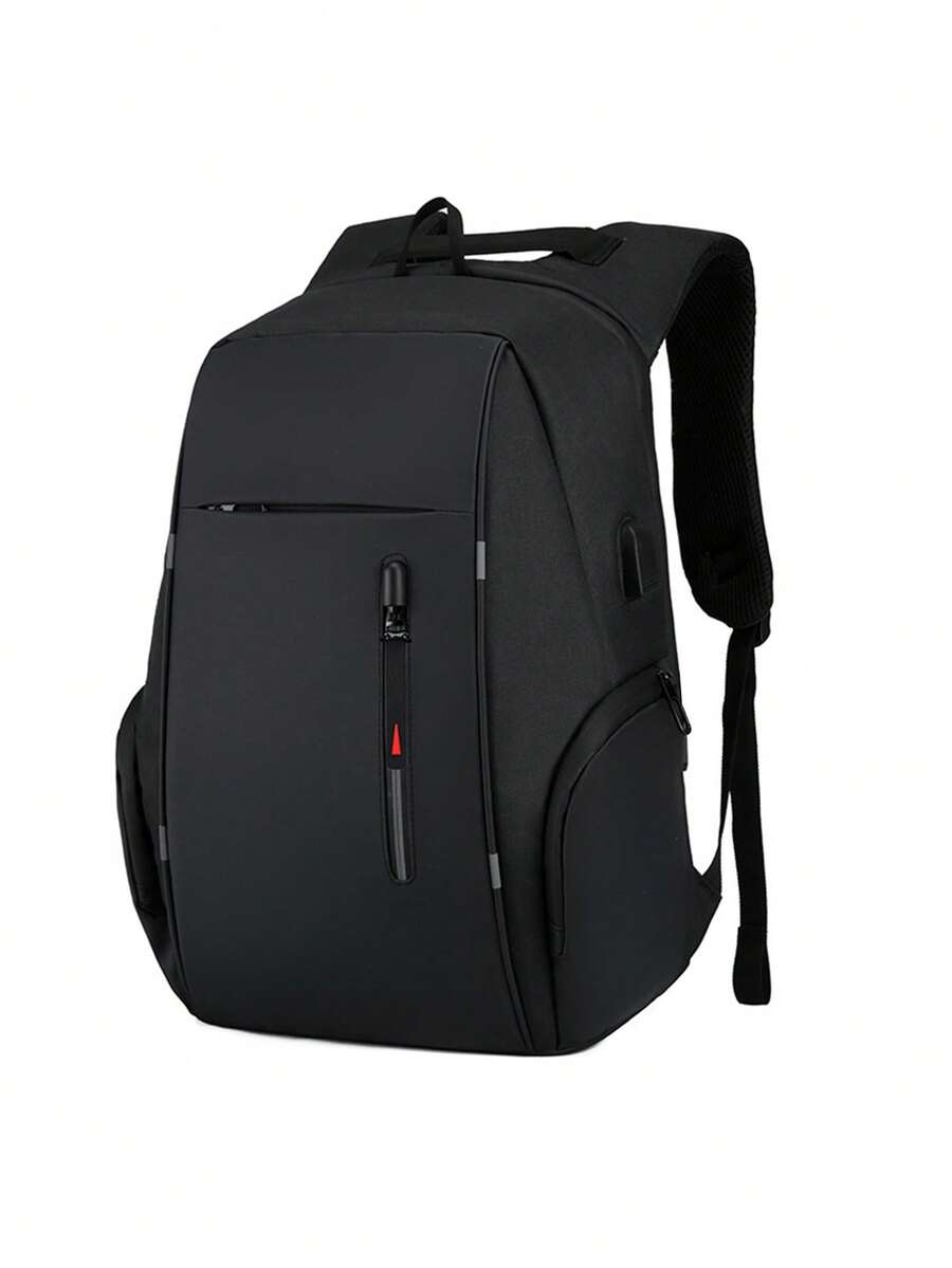 Ba lô nam chống thấm nước, ba lô đi học, ba lô có cổng USB, ba lô du lịch, hành lý, ba lô đựng laptop, ba lô thường ngày, dung tích lớn, cỡ lớn, thích hợp cho du lịch, nghỉ mát, công sở, đi làm, đi làm xa, phong cách tối giản, phát sáng trong bóng tối, quà tặng cho nam giới, bạn trai, chồng, sinh viên đại học, thanh thiếu niên. - màu đen - Xem 1