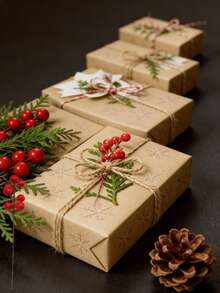 4/2 paquetes de ramas artificiales de bayas de Navidad, con bayas rojas artificiales, combinadas con espino y acebo rojo artificial. Adecuado para decoración de escenas, arreglos de jarrones, sala de estar, dormitorio, decoraciones de fiesta, adornos de mesa, decoraciones de habitación