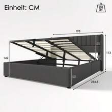 Bed Frames - Grey - View 2