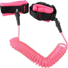 Garosa Anti Lost Wrist Link, Correa de  para la mueca Loop Wristband Arns para Caminar con  Key Lock para nios pequeos 2.5MRosa - inicial - Ver 7
