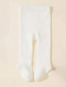 半条装女童纯色连裤袜，经典百搭柔软舒适打底裤，适合日常穿着或作为节日礼物，颜色和款式随机发货