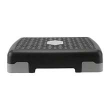 R-Tabla de eercicios aeróbicos za Yoga Atlético A prueba de golpes Impedir  Platama ble Entrenamiento austable Paso a paso Platama de pasos aeróbicos en eercicio y fitness - negro - Ver 1