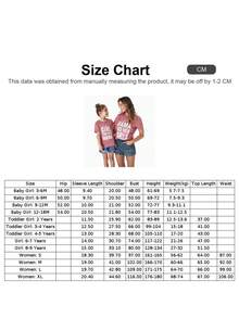 Mommy And Me Short-Sleeve Letter Print Tee - Watermelon Pink - View 4