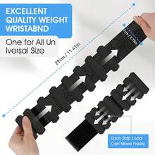 2pcs Ankle Weights, Wrist Weights, Adjustable Wearable Silicone Wrist Bangles, Wearable Arm & Leg Weights, Adjustable Wrist Ankle Weights, For Women & Men, Perfect For Walking, Running, Yoga, Pilates, Gym, Strength Training Wrist & Ankle Weights. Weighted Wristbands Are Designed For Home Gym Workouts (0.5/1Lb Each) - 2 PCS Wrist Weights (0.5Lb Each, total 1Lbs) - 查看 2