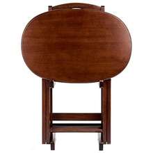 R-Winsome Wood 40524 Mesa Natan 5-Pc  Table Set Cappino - como en la foto - Ver 4