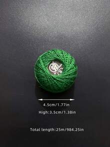 1 cuộn chỉ thêu chữ thập màu trơn (chỉ ren cotton/chỉ dệt siêu mịn/màu ngẫu nhiên) - Nhiều màu - Xem 21