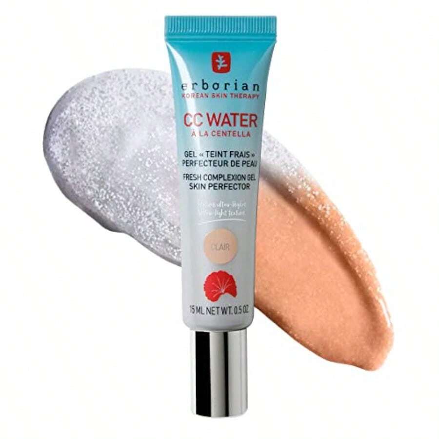 R-Erborian Color Correcting CC Water Fair Gel Facial con Centa a Cor Iluminador 15 ml - como en la foto - Ver 1