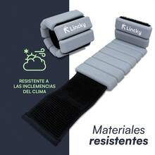Lincky Strength Training Wrist & Ankle Weights - 灰色 - 查看 4