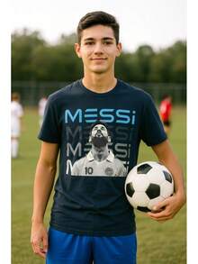 Collection Logo T-Shirt Mens Navy Blue Size XXL Soccer Football Sports - màu đen - Xem 1
