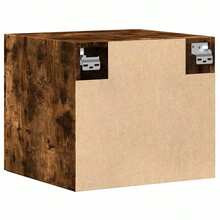 Armoire murale vidaXL chêne fumé 45x42,5x40 cm matériau à base de bois - Tabac - Voir 6