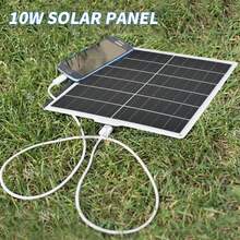 3W/5W/10W Portable Foldable Solar Charger - With Carabiner, Quickly Charges Phones/Fans/Cameras, Outdoor Camping Hiking Gear - Multicolor - View 3