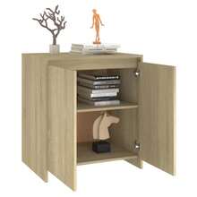 Aparador vidaXL Sonoma Oak 70x41x75 cm Material à base de madeira - Bege - Ver 5