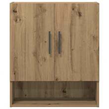 Armario de pared vidaXL, roble artesanal, 60x31x70 cm, material a base de madera. - Marrón - Ver 4