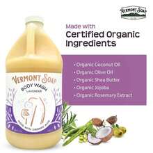 VERMONT SOAP Natural Body Wash With Shea Butter, Mild Gel Body Wash For Moisturizing And Soothing Skin, Fragrance Free Body Wash For Women &Amp; Men (Lavender, 64oz) - ColorA - 查看 3